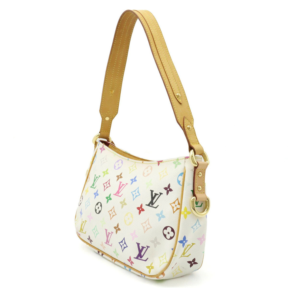 Louis Vuitton One Blanc Multicolor Bag Monogram Shoulder Semi White Lodge White